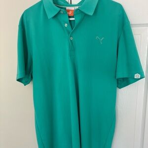 Puma Men's Teal Polo Shirt